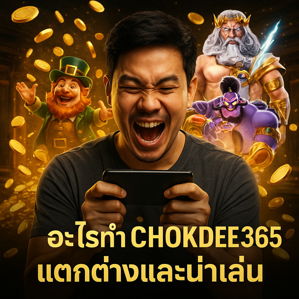 อะไรทำให้ CHOKDEE365 แตกต่างและน่าเล่น