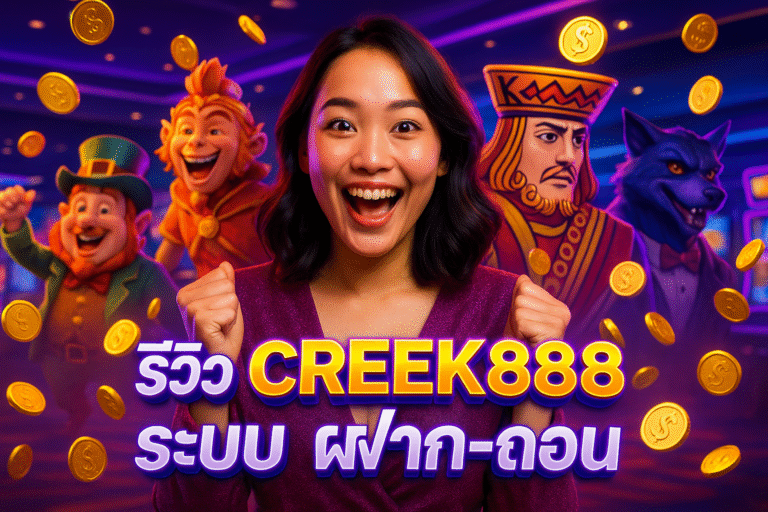 รีวิว CREEK888 ระบบ ฝาก-ถอน